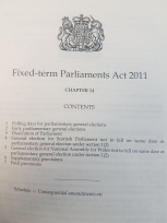 Fixed-term Parliaments Act